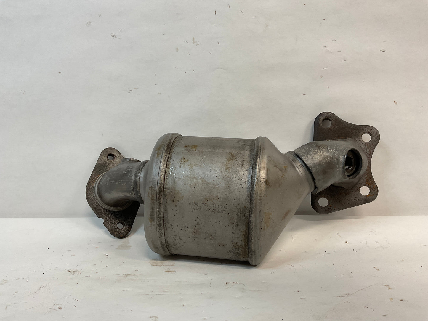 3-Way Catalytic Converter with Shield and Flange
