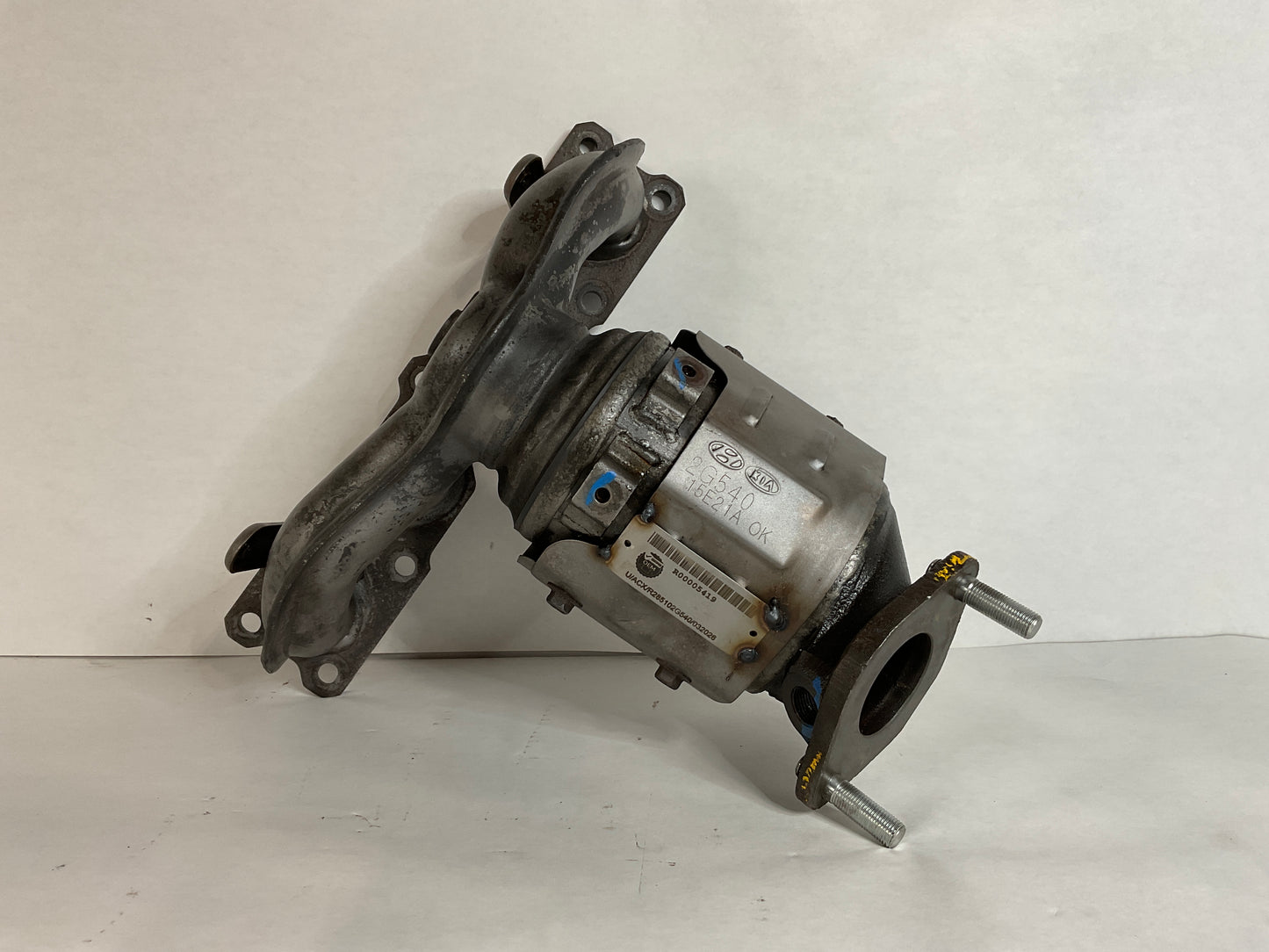 Exhaust Manifold, Manifold Catalytic A
Sportage. 2.4l. Auto trans. California emissions. 2014-16, california.