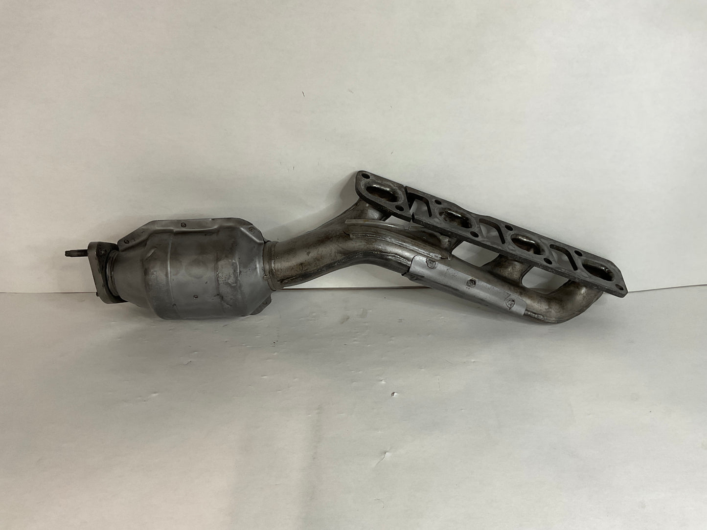 Left, Catalytic Converter with Integrated Exhaust Manifold