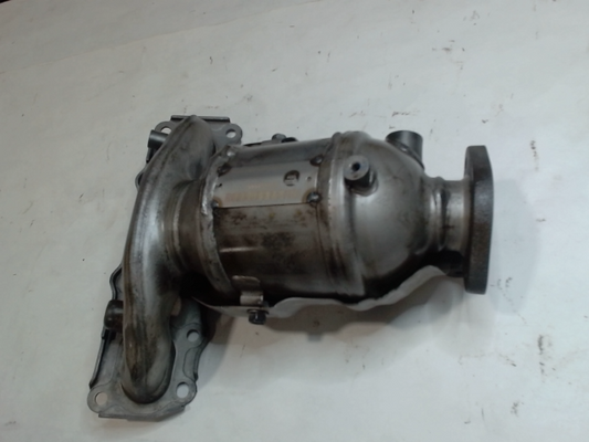 Left, Catalytic Converter with Integrated Exhaust Manifold
